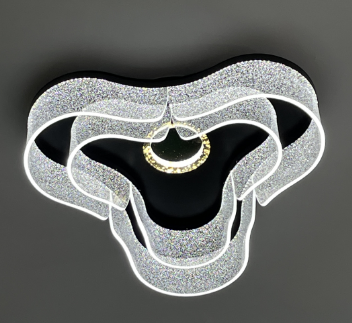Modern Luxury Lighting Decoration Hanging Illumination Hotel Living Room Acrylic LED Chandelier