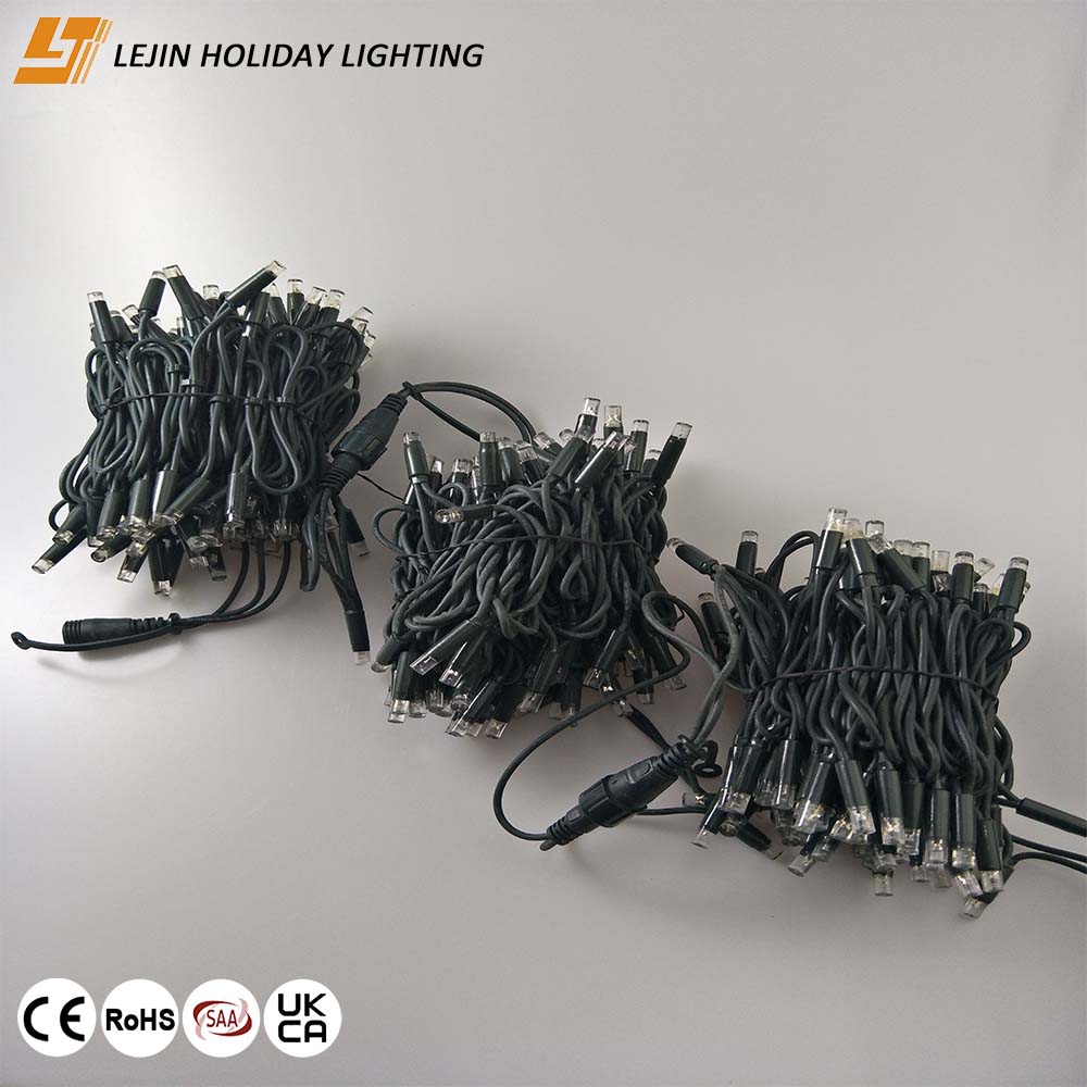 Factory Customization IP65 Waterproof Christmas Warm White Rubber String Light for Decoration Light