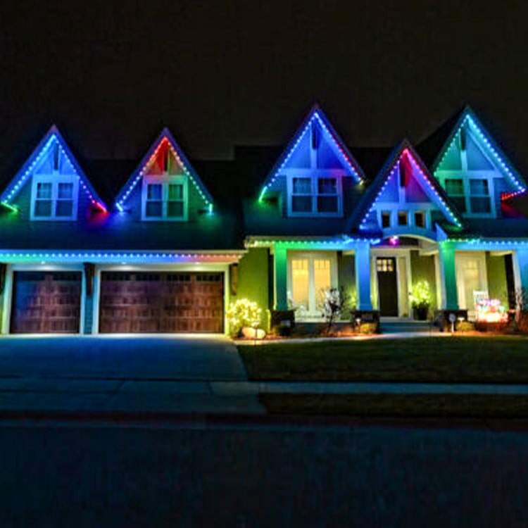 Smart Home Decoration Lights Outdoor Permanent Christmas Lighting Waterproof Ip68 ul Cul Certificate Rgbw Led Pixel Point Light