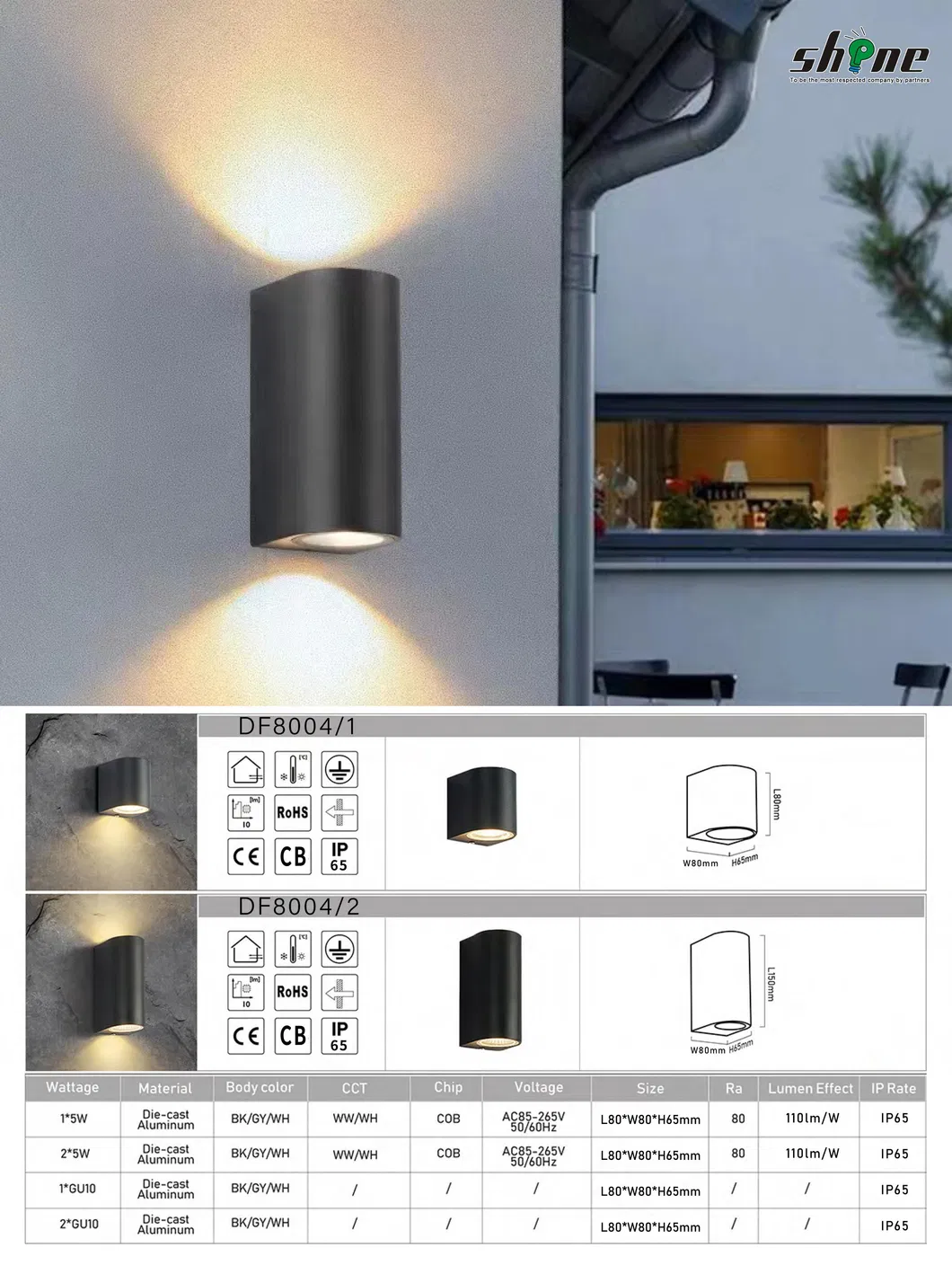 Aluminum Modern Decoration Home Indoor Wall Lamp Wall Mount LED Lighting