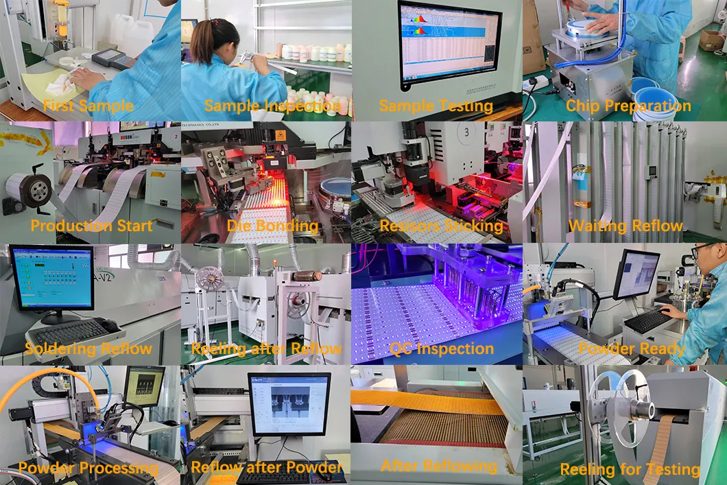 How COB LED Strip Processing