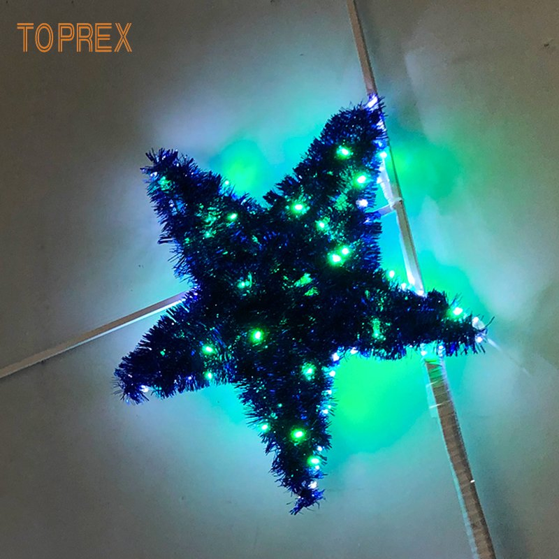Toprex Large Outdoor Decorative Metal Ramadan Star &amp; Moon Decoration Eid Lighting