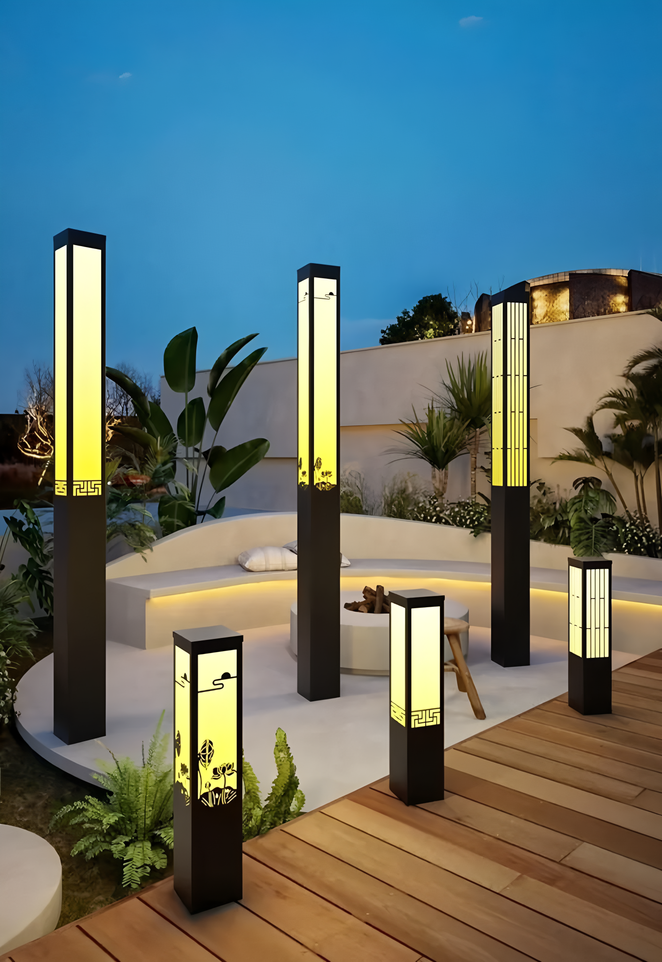 LED Aluminum Outdoor Garden Light IP65 Waterproof Landscape Decor Lighting