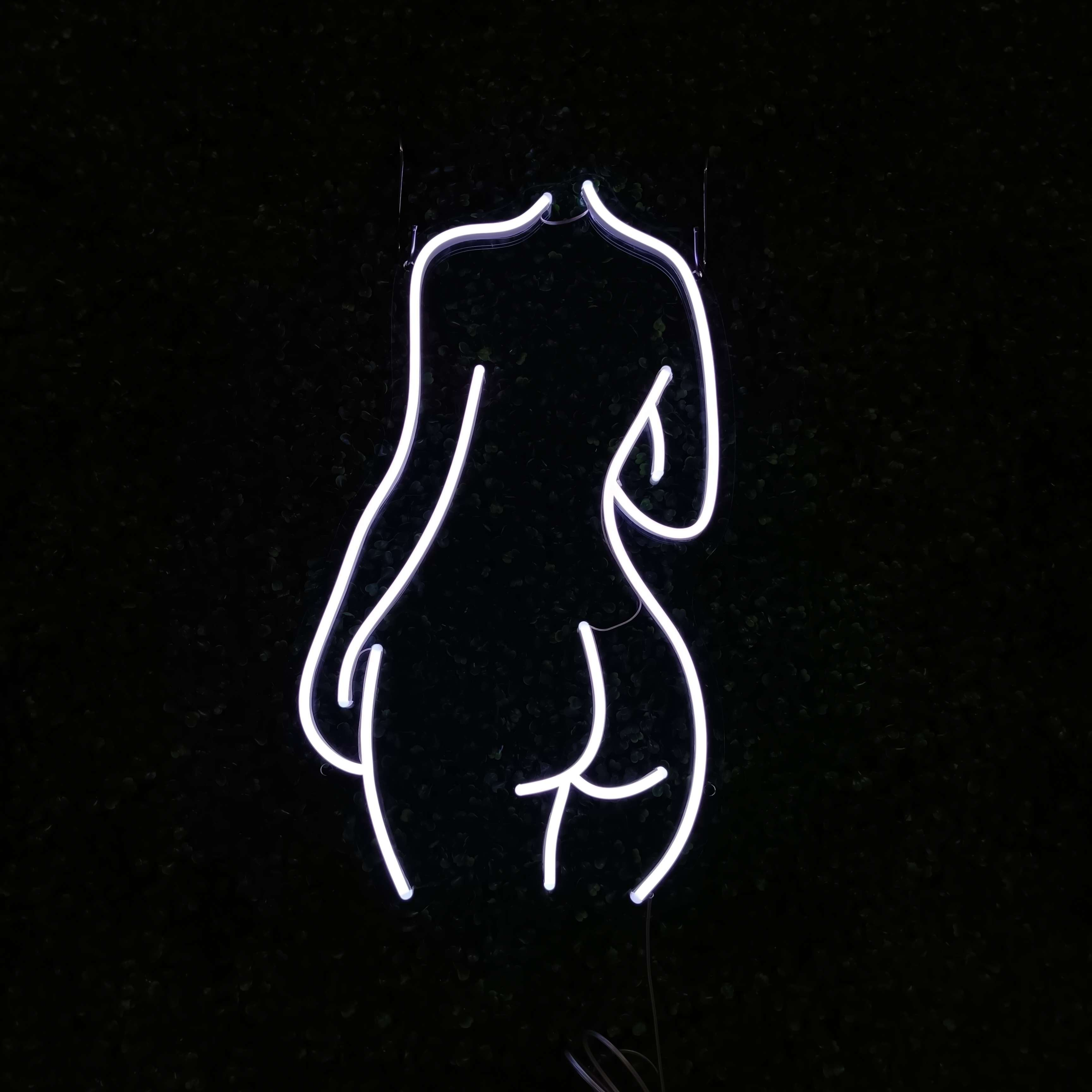 Sexy Beauty Luminous Dormitory Wall Creative Decoration LED Neon Light Custom