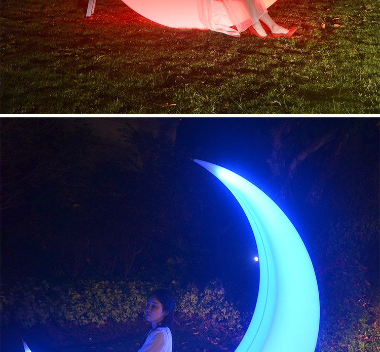 Outdoor LED Luminous Moon Light Display 6