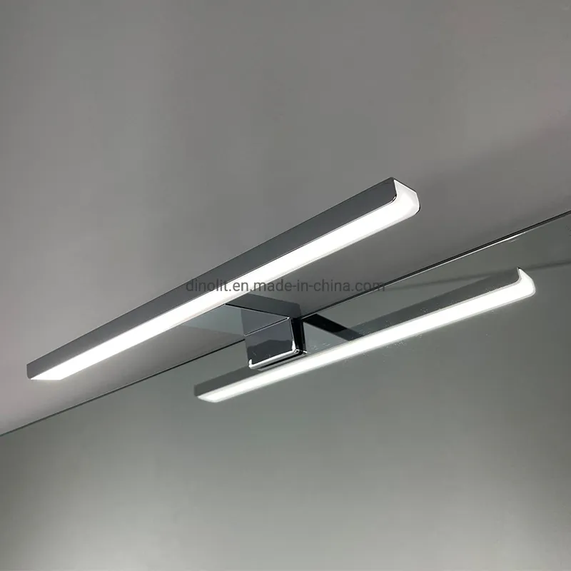 Modern 40cm 6W Bath Home/Hotel Decor Washroom Professional Decorative Luxury Chrome Aluminum LED Front Mirror Lighting with CE RoHS IP44
