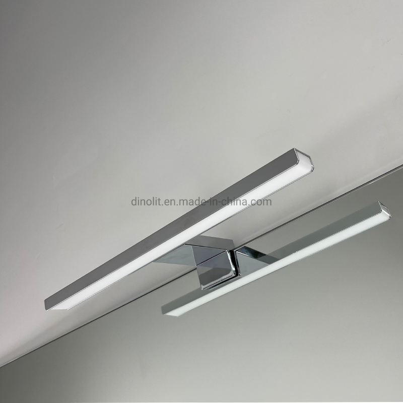 Modern 40cm 6W Bath Home/Hotel Decor Washroom Professional Decorative Luxury Chrome Aluminum LED Front Mirror Lighting with CE RoHS IP44