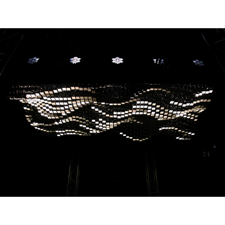 Custom Aluminum Acrylic Chandeliers Square Decoration Pendant Light Lamp Indoor Hotel Modern LED Chandelier