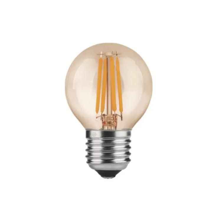 Simva LED Dimmable Filament Bulb G45 Glof Ball Lamp E27 Filament Bulbs 4W LED Color Outdoor Bulb for Decorative Lighting in The Hospitality Industry