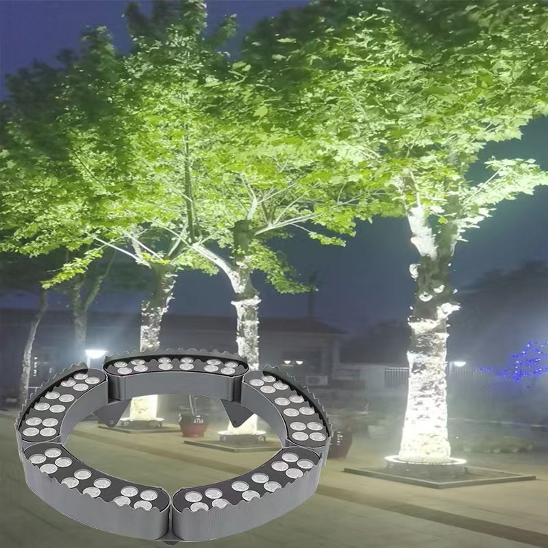 12W Outdoor LED Spotlight IP65 Aluminum Garden Lamp Spike Landscape Tree Hug Yard Lighting 3000K Color Temperature Electric/Ac