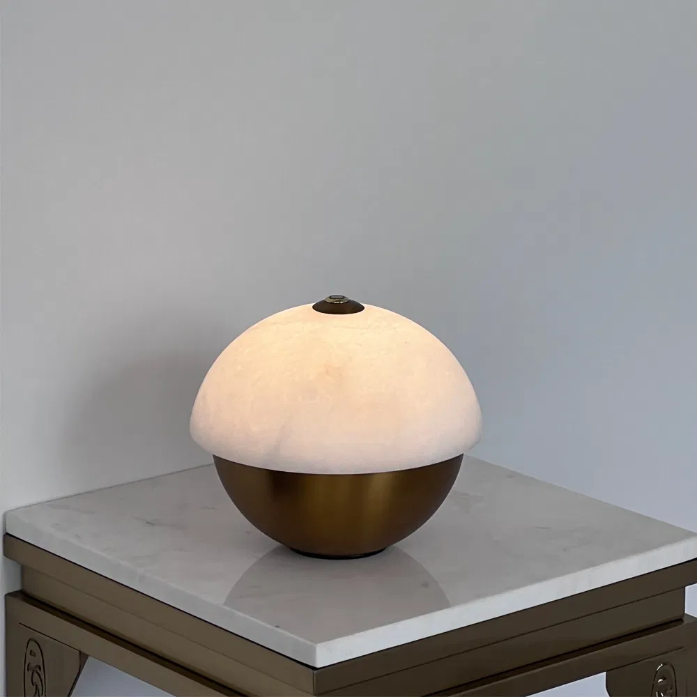 Modern Nordic LED Table Lamp Marble-Based Indoor Decorative Desk Lighting