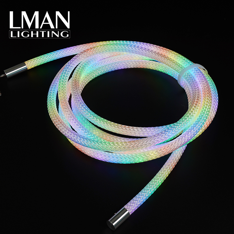 Hot Selling Indoor Outdoor Decorative LED Strip IP65 Waterproof Silicone Nylon LED Tape Light 360 Degree RGB LED Neon Strip
