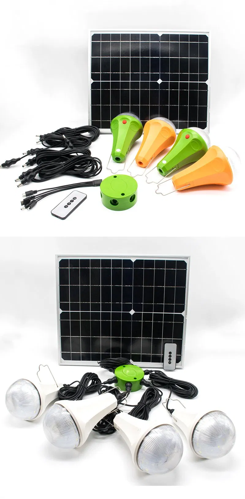 Portable Solar Power System for Elegant Decorative Lighting for Home