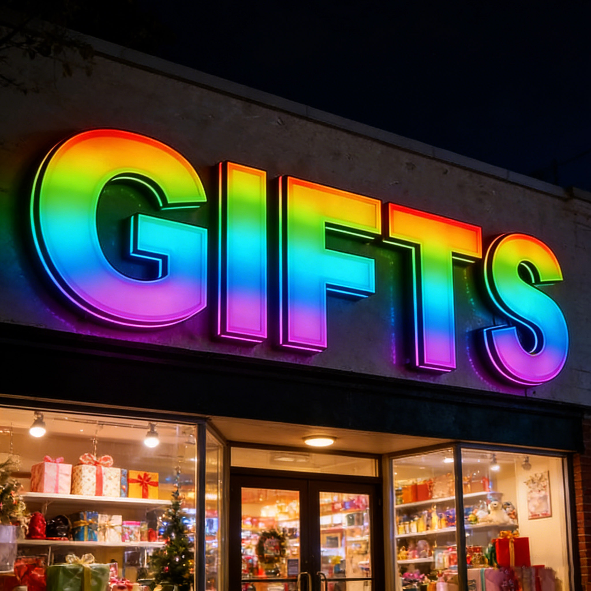 3D Programmable LED Channel RGB Letters Sign Custom Illumination Multicolor Changing Letters For Business Decoration