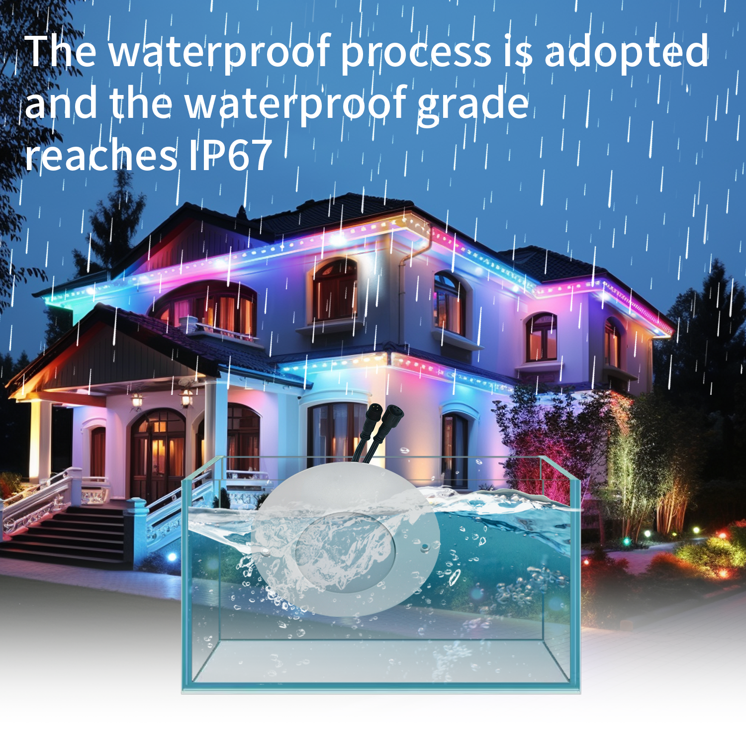 Downlights Indoor Outdoor Decoration Lighting Rgbw Colorful 12v Led Ceiling Light LED Smart Recessed Lighting