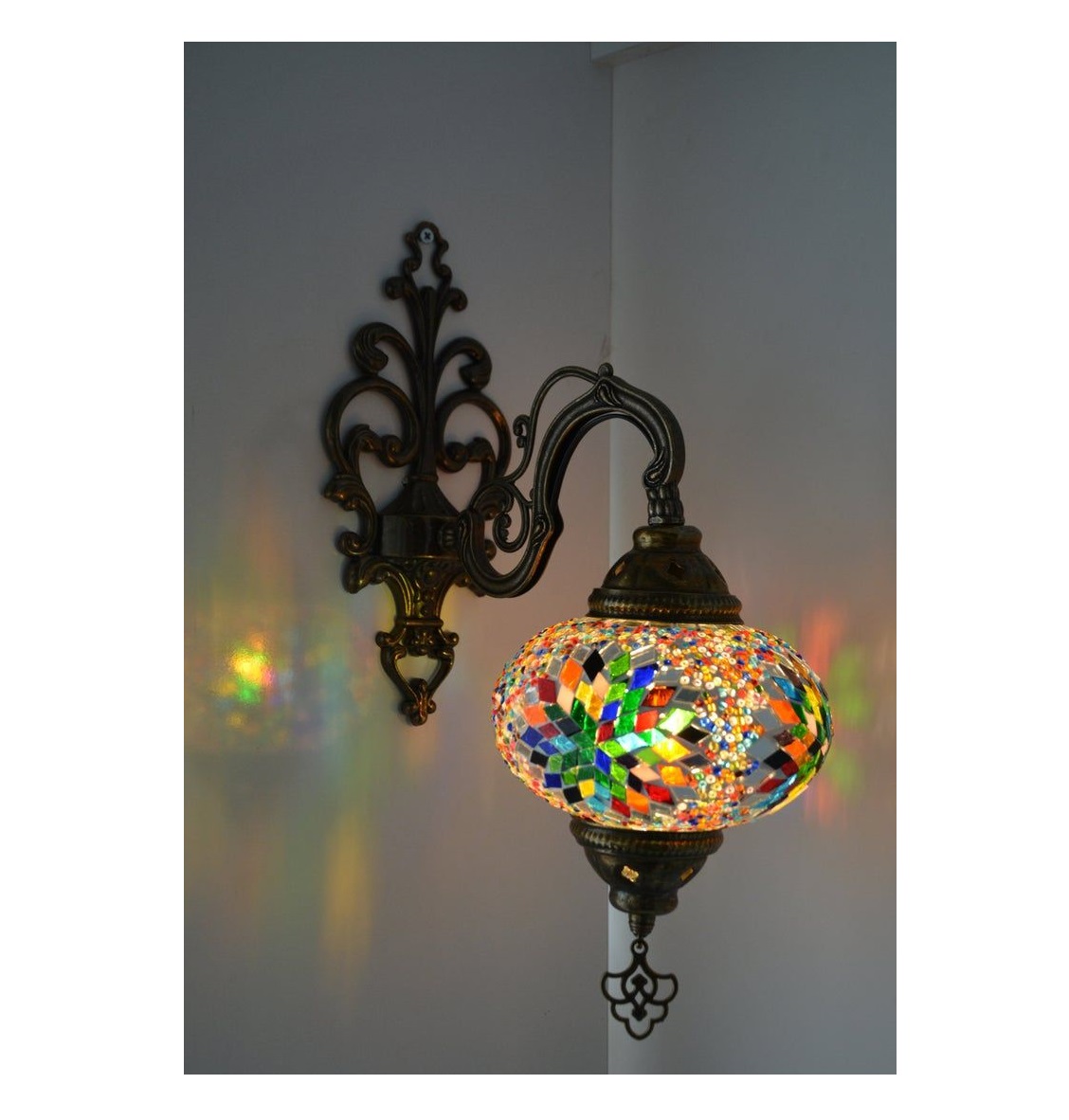 Traditional Home Aluminum Mosaic Lamp For Living Room Lighting Creating Cultural And Artistic Ambience