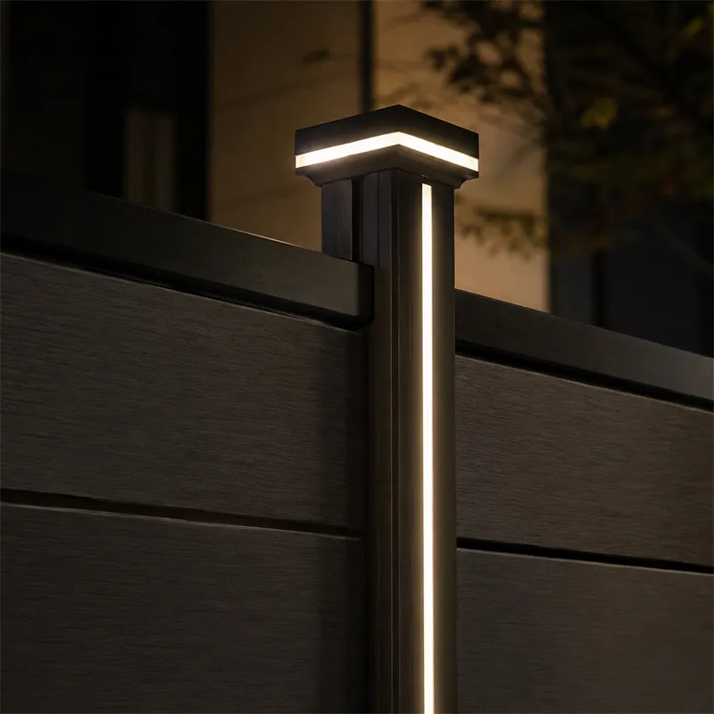 Solar Fence Lighting System for Villa Garden