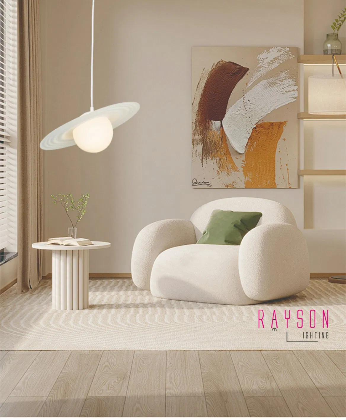 Nordic Creative Pendant Light Indoor Lamp CCT LED Lighting (RB-TL07-P)