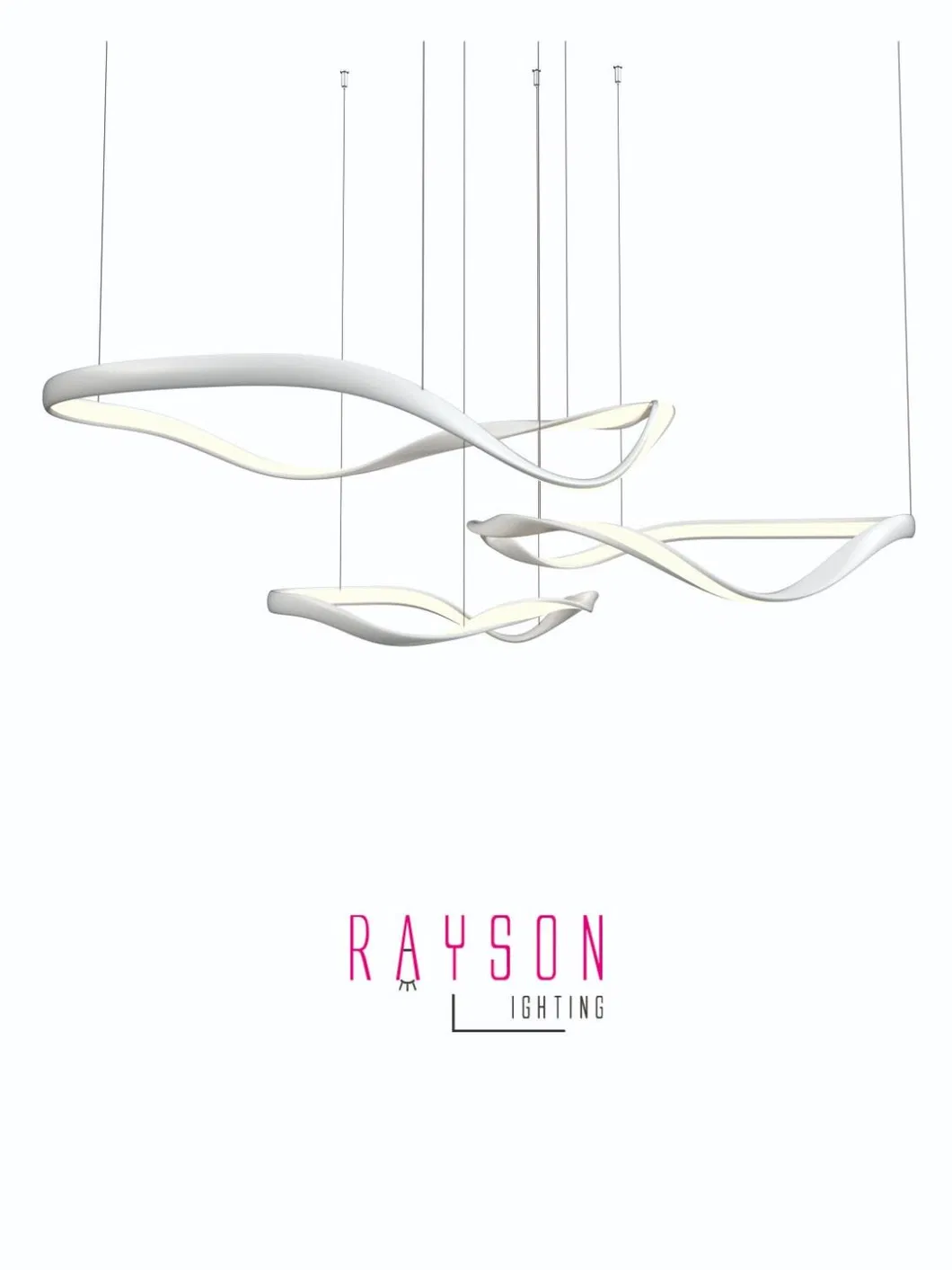 Aluminium Pendant Lamp Indoor CCT LED Creative Chandelier Living Room Lighting (5108)