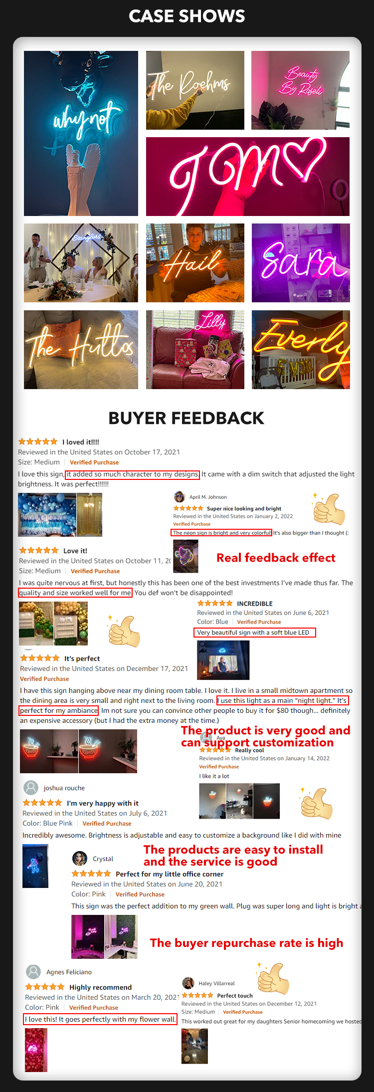 Buyer Review Content