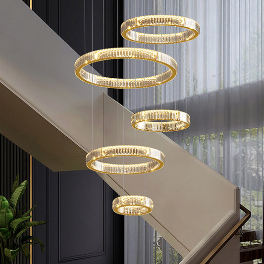 Modern Artistic Chandelier with Customizable Size and Finish for Residential or Commercial Spaces