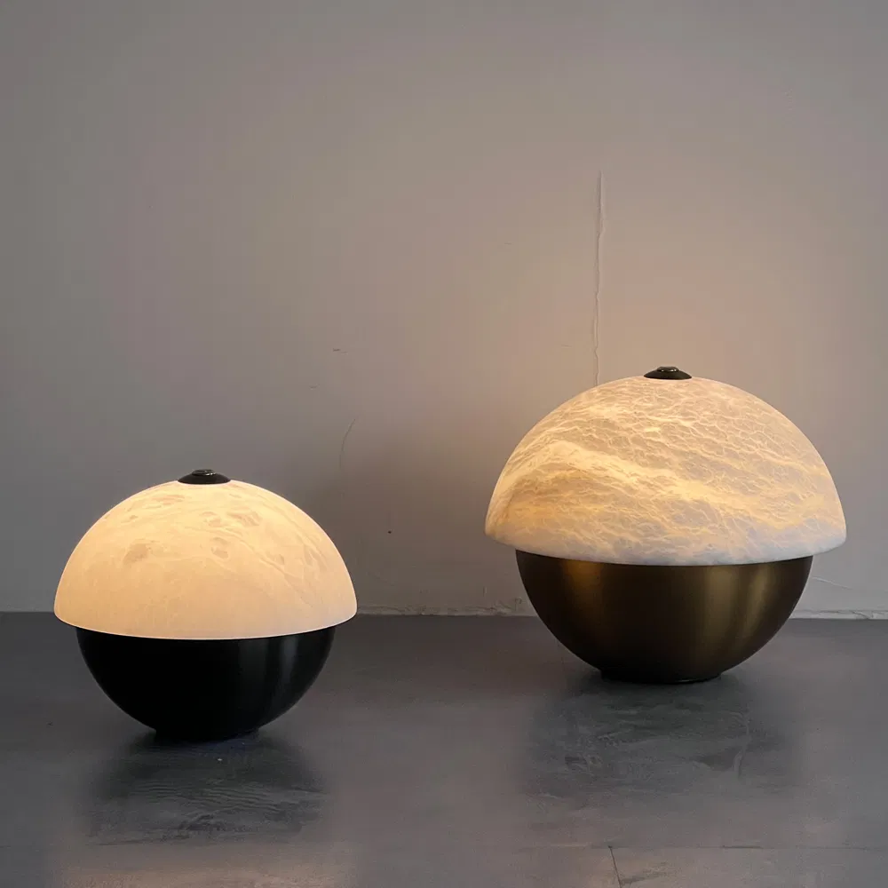 Modern Nordic LED Table Lamp Marble-Based Indoor Decorative Desk Lighting