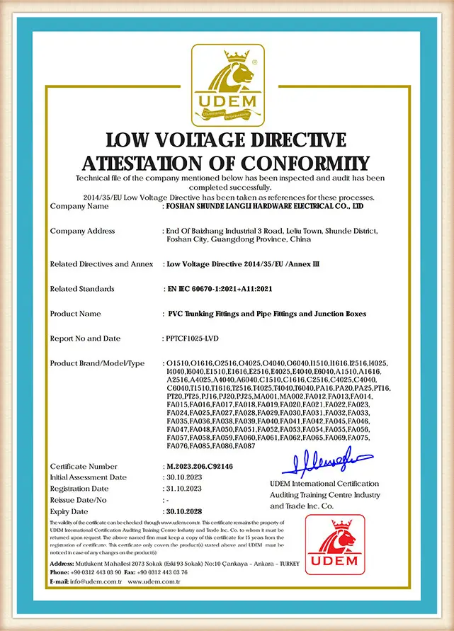 CE ZXM4630 conformity certificate page 2