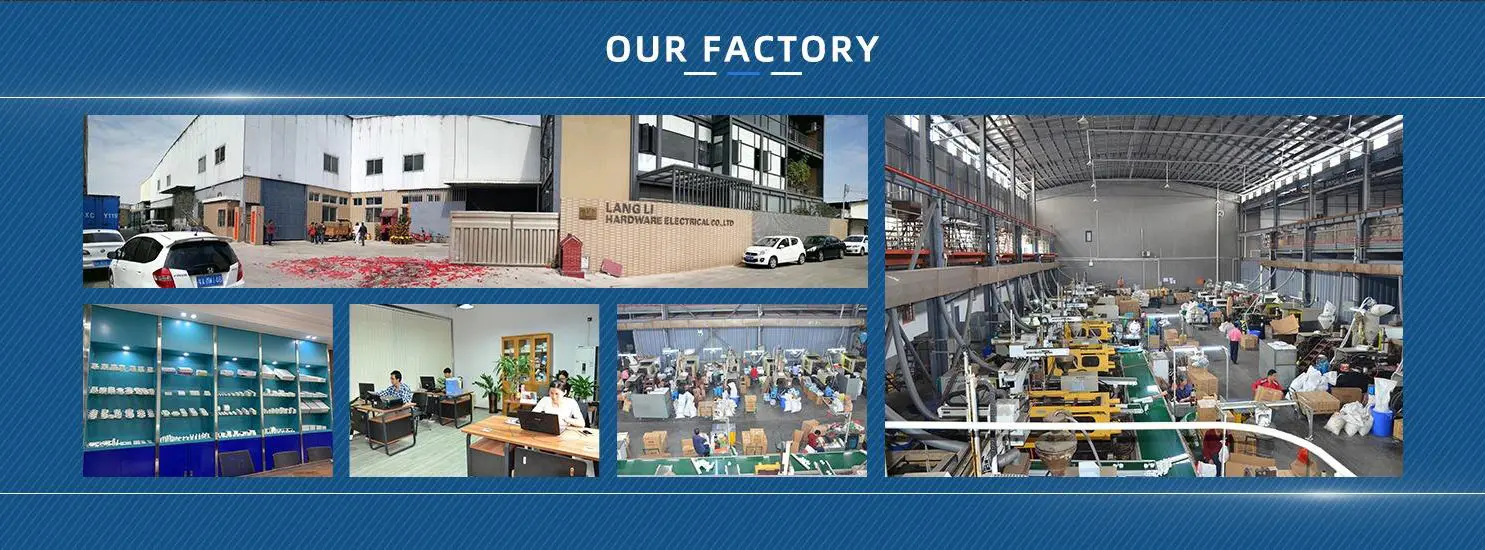 Injection moulding workshop inside the Langli PVC factory in Foshan