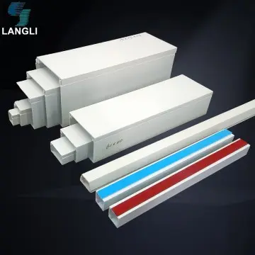 Electrical PVC wiring duct and cable trunking with accessories