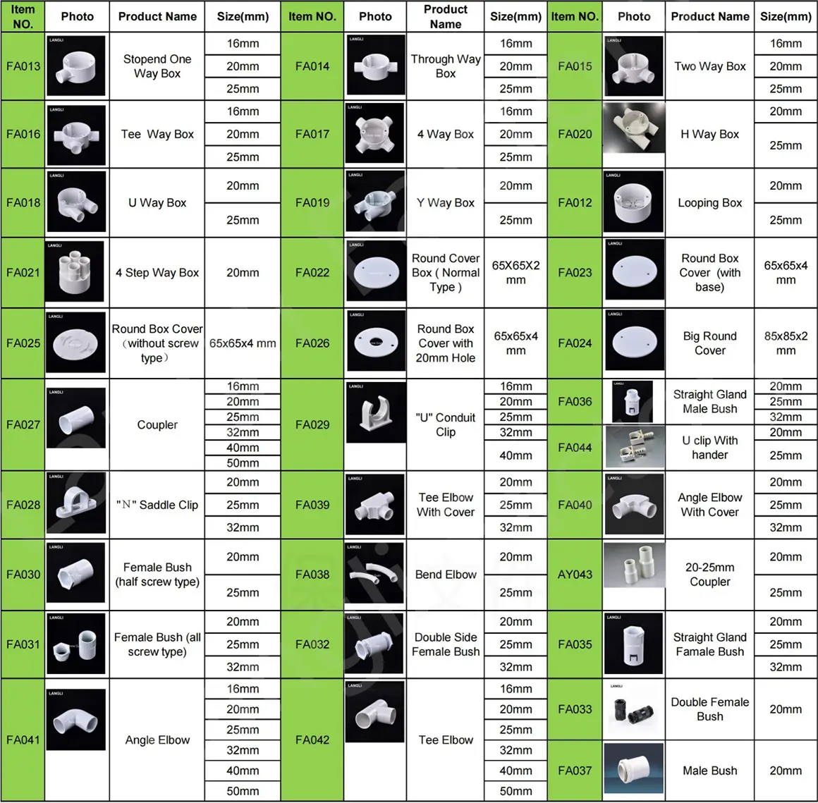 Electrical-PVC-Plastic-Pipe-and-Fittings-Conduit-Circular-4-Way-Box-16mm-20mm-25mm-Sizes-91zc
