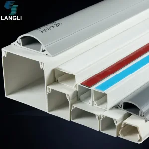 OEM Electrical Custom Plastic Wiring Cable Ducting Big Mini Sizes UPVC Trunking Manufacturers, Supplier
