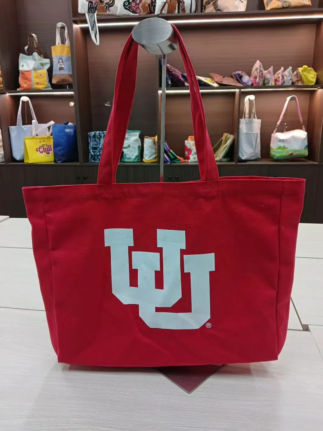 Bolsa de tela de algodón en blanco personalizada y ecológica