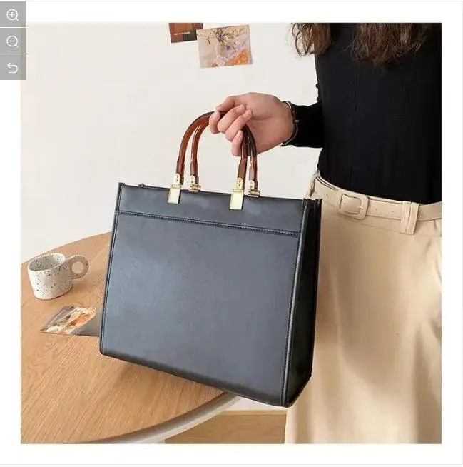 Bolso de mano para damas de cuero vegano con asas superiores y bolsos cruzados para mujeres; S bolsas tote