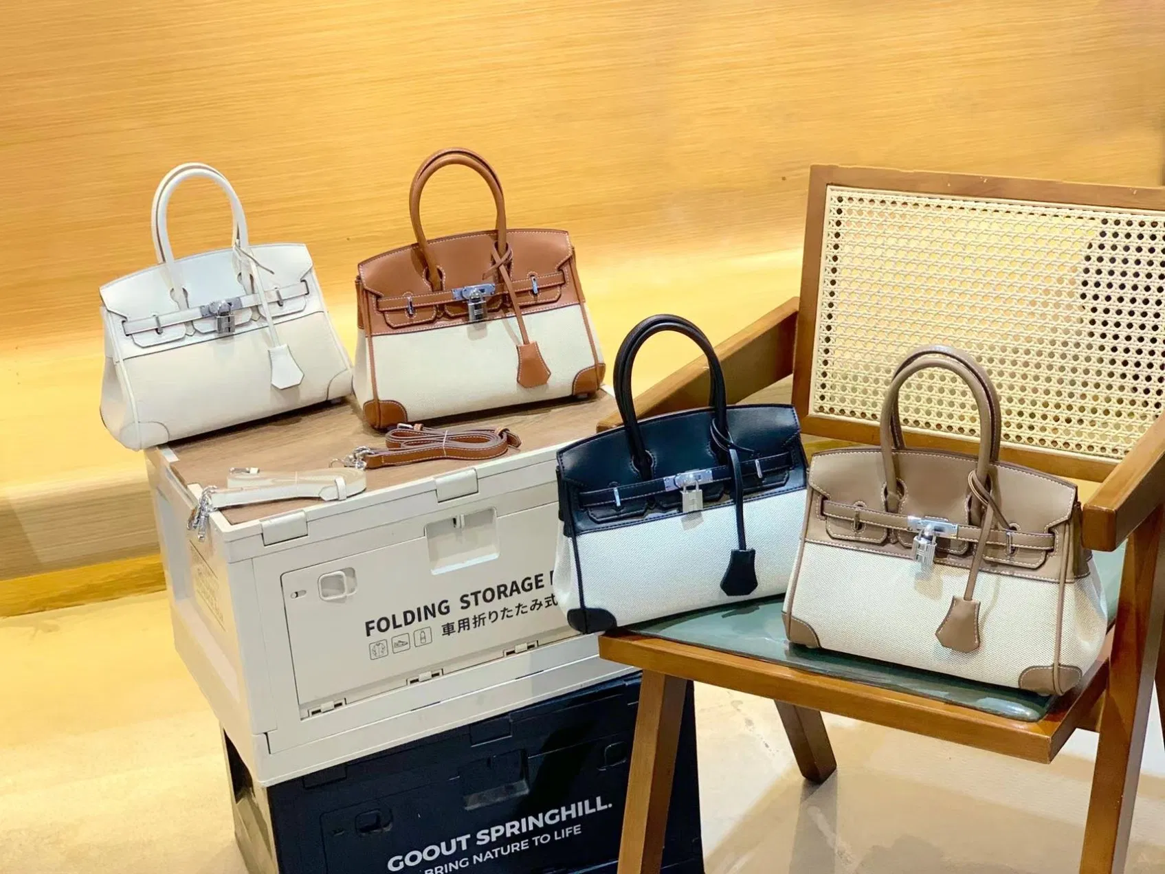 Venta Directa de Fábrica Desde China: Bolsa de Lona y Cuero Personalizada para Mujeres, Bolso de Hombro Cruzado Casual de Moda
