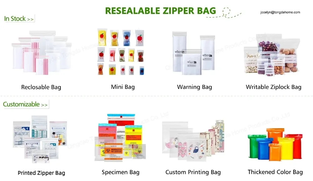 1515 125125 Bolsas pequeñas con cierre hermético de Apple Mini Ziplock
