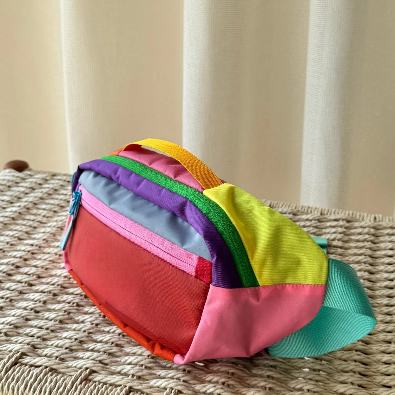 Bolsa de cintura mini de nylon impermeable para deportes y viajes