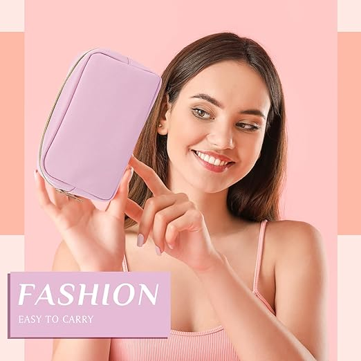 Lona de promoción de moda, organizador de lápices labiales grandes de belleza femenina, etiqueta privada, bolsa de viaje de cosméticos para mujeres, cuero PU