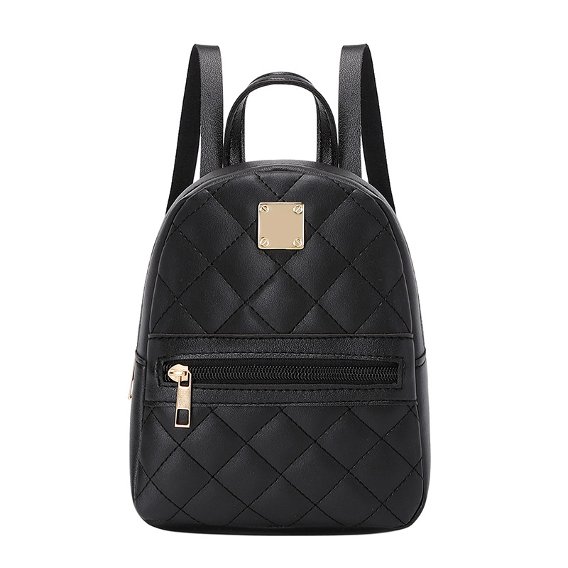 Venta al por mayor de fábrica mochila portátil de cuero PU para mujeres y chicas