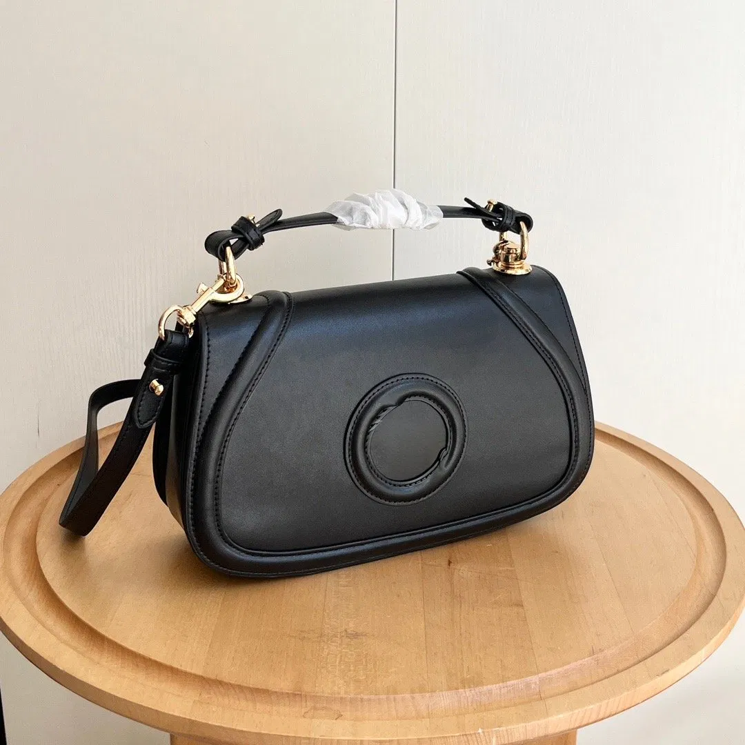 Bolso de mano de diseñador de lujo para damas, bolso de hombro de cuero, tote
