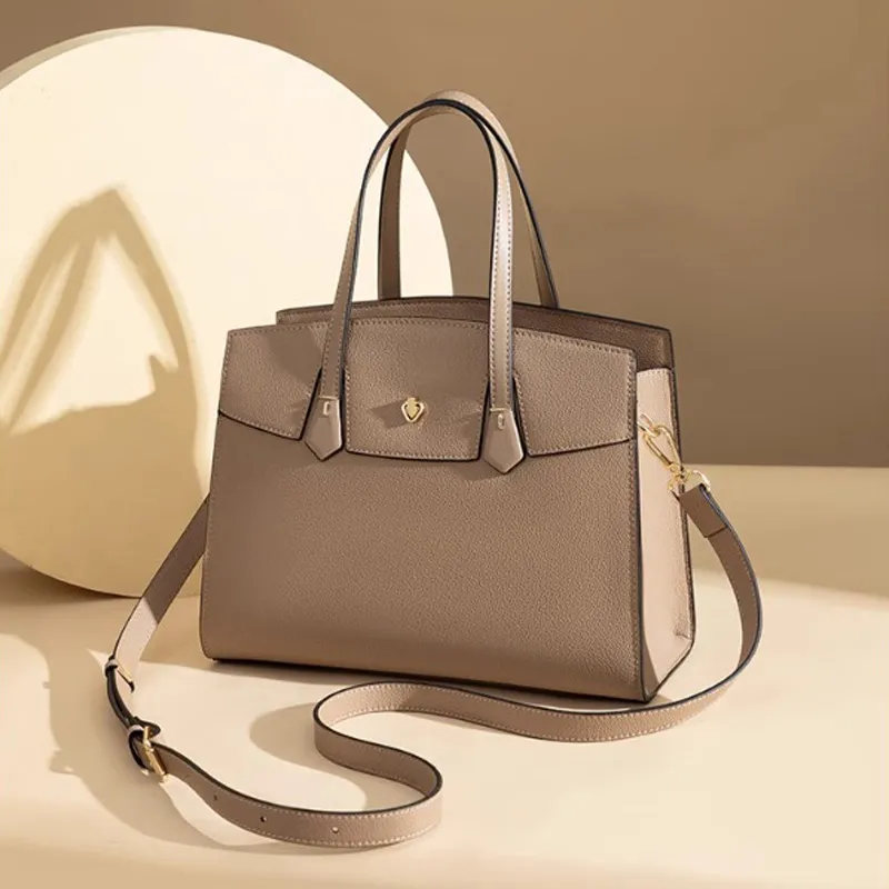 Fabricante Profesional de Bolsos de PU de Cuero Vegano Moda Bolso de Hombro Tote