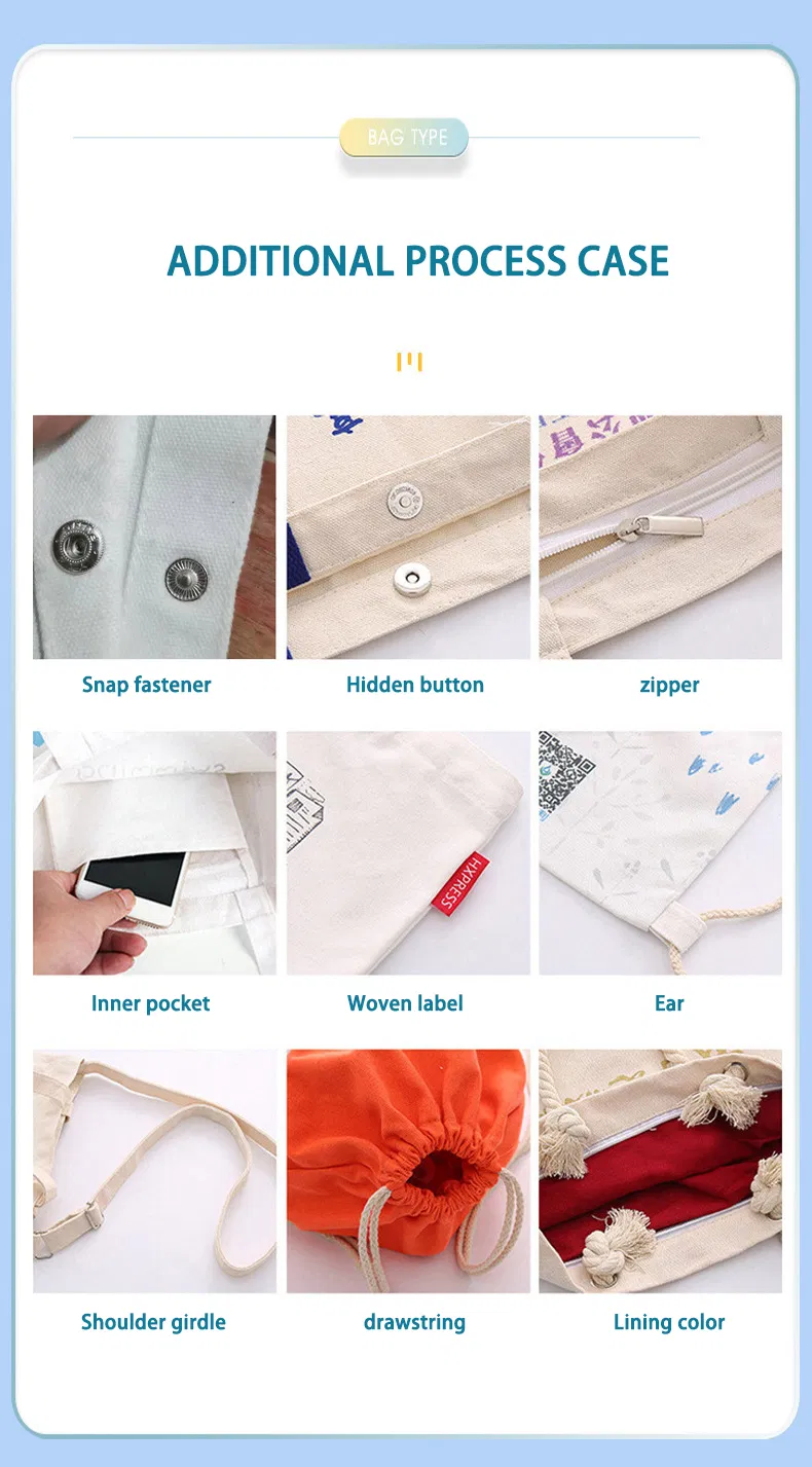 Bolsa de compras de lona personalizada
