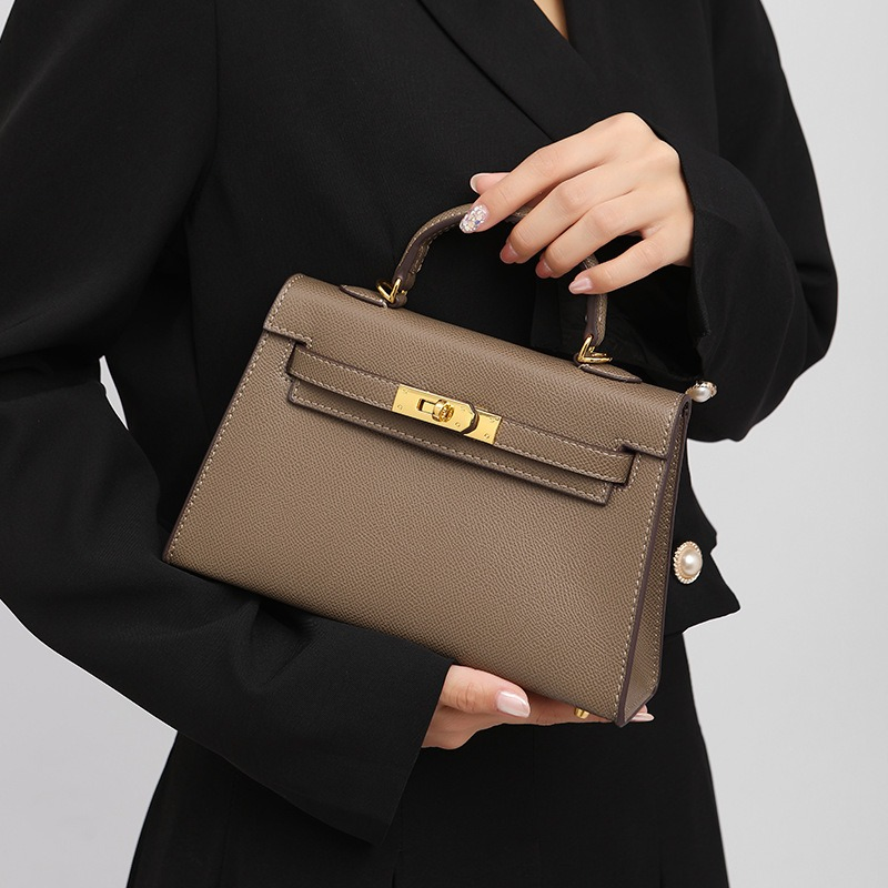 Bolso Mini Kelly de Cuero Epsom Moda Dama