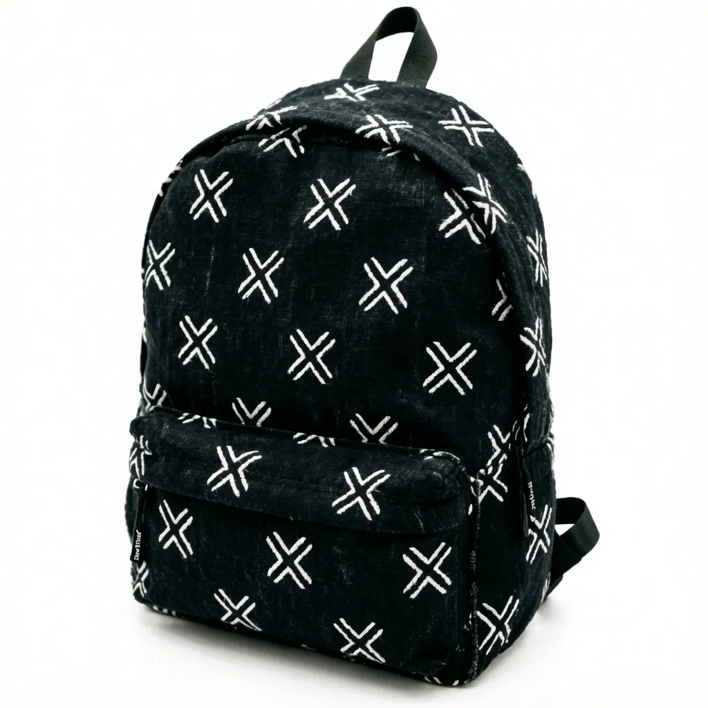 Mochila de lujo casual de tela de barro para viajes para mujeres y hombres al aire libre