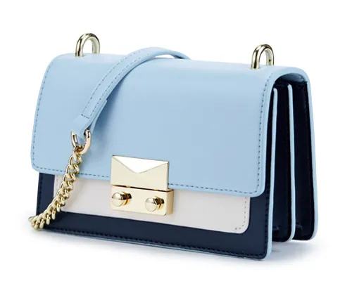 Nueva bolsa de hombro de cuero PU de moda, mini bolsa de lujo con cadena, bolso de mano para mujeres