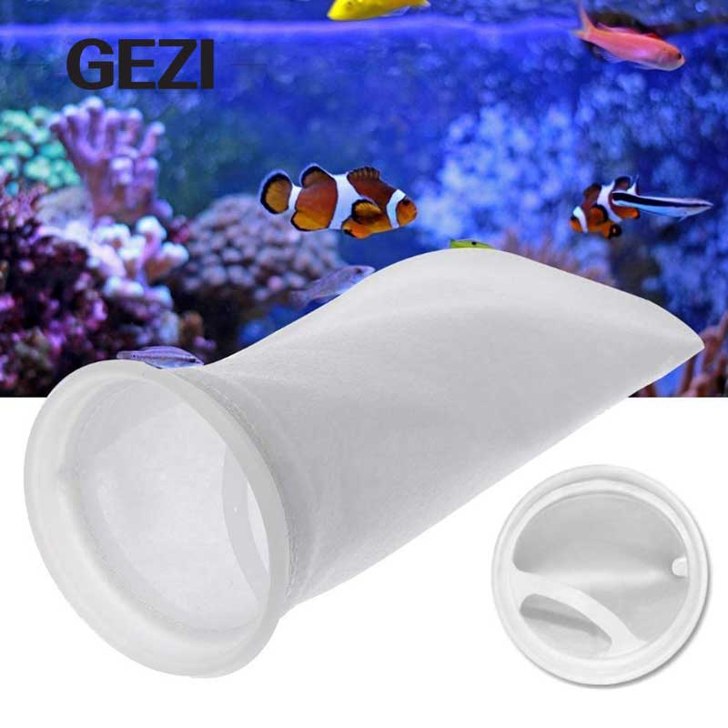 5 Bolsa de filtro para acuarios de cubo de galón, agua de estanque