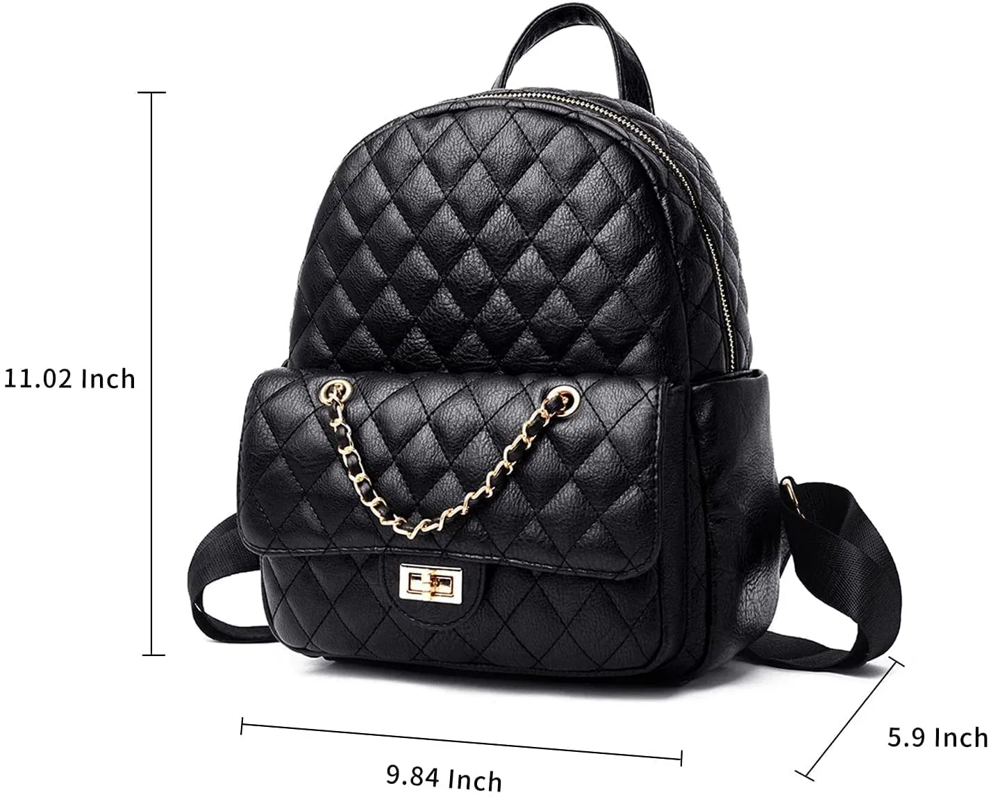 Bolso mochila para mujeres de moda de cuero, bolso de diseñador para viajes, bolso de hombro para damas
