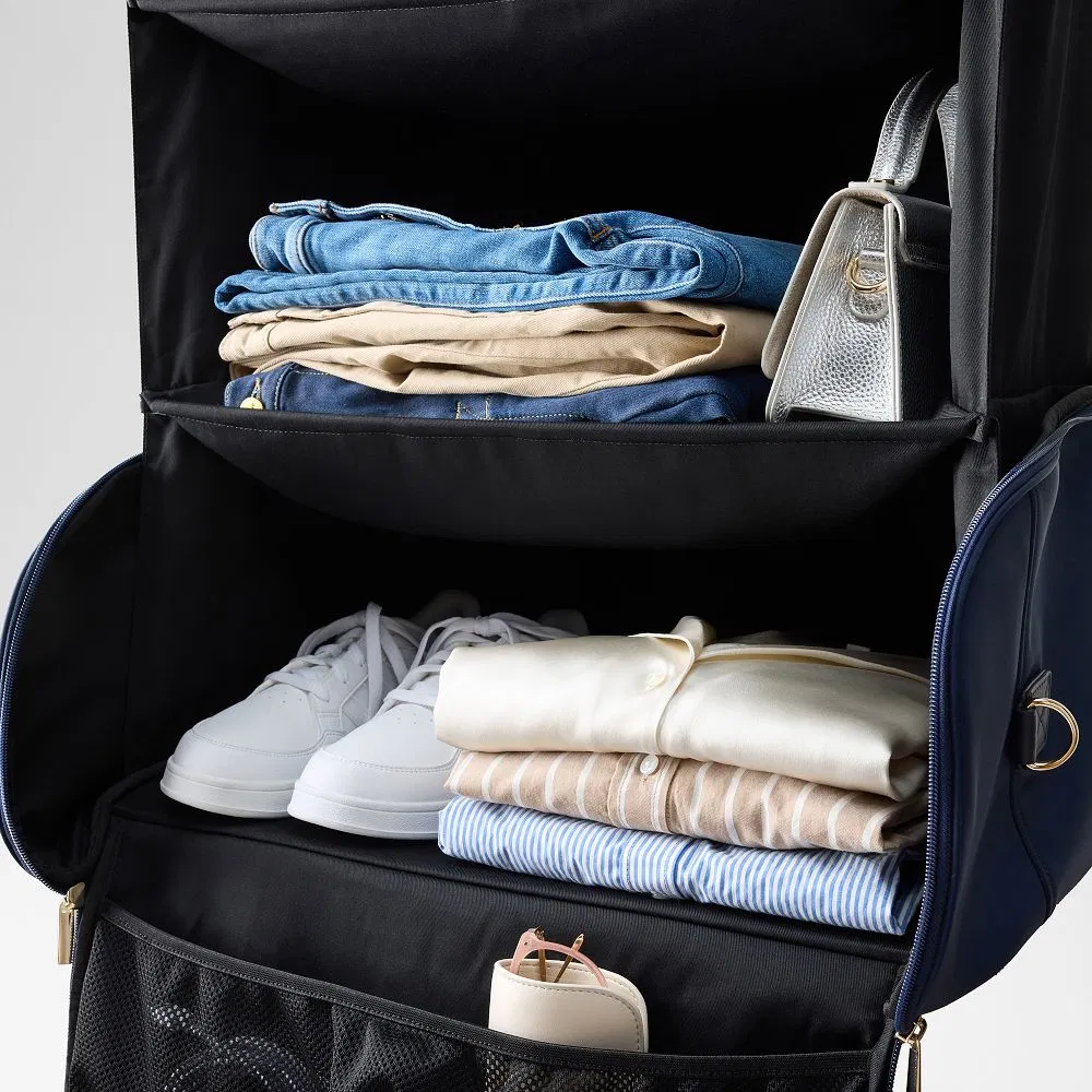Bolsa de viaje de gran capacidad, nuevo bolso de moda con compartimento, bolso cruzado para mujeres (MFN8153)