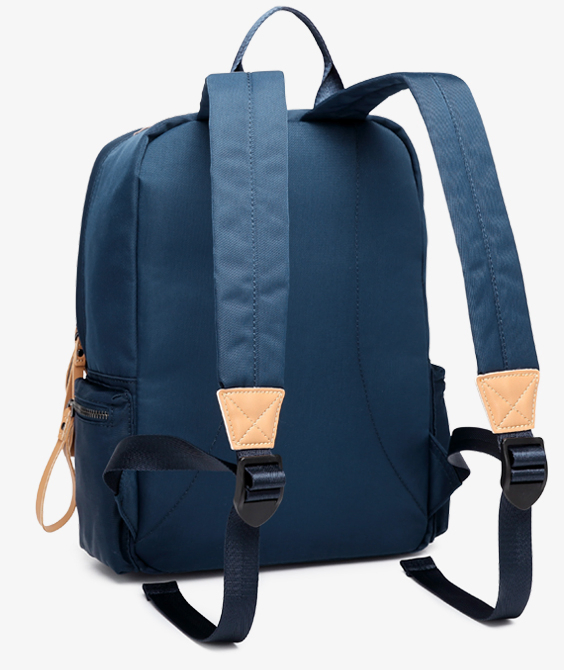 Bolso grande de moda único y casual para chicas adolescentes, bolso de mezclilla con perlas y cuentas, mochila con tachuelas para mujeres y estudiantes