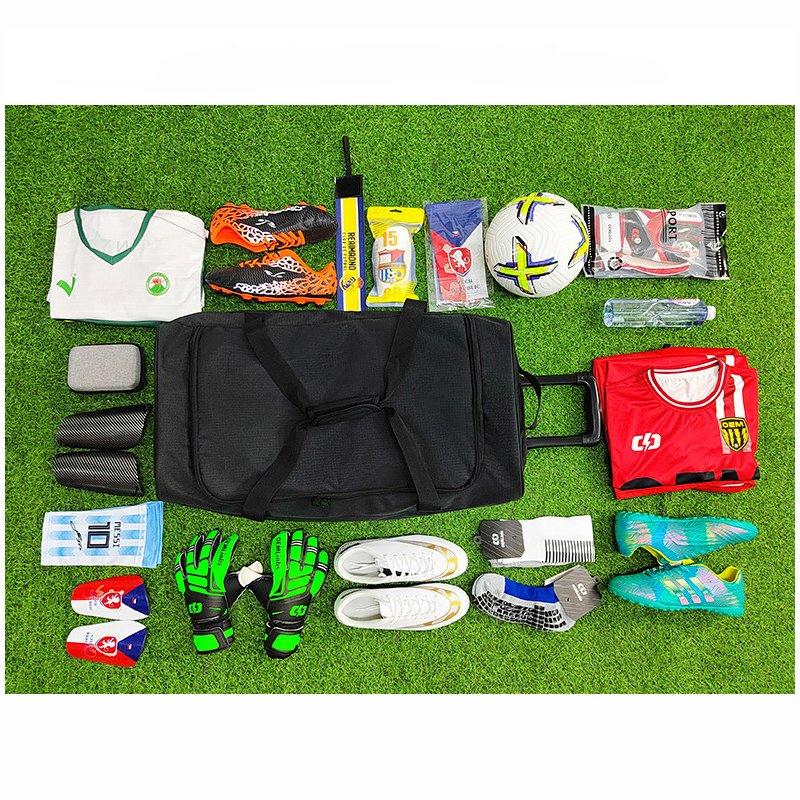 Bolsa de viaje de gran capacidad con tirador de tela Oxford para hombres y mujeres, bolsa de entrenamiento para fútbol