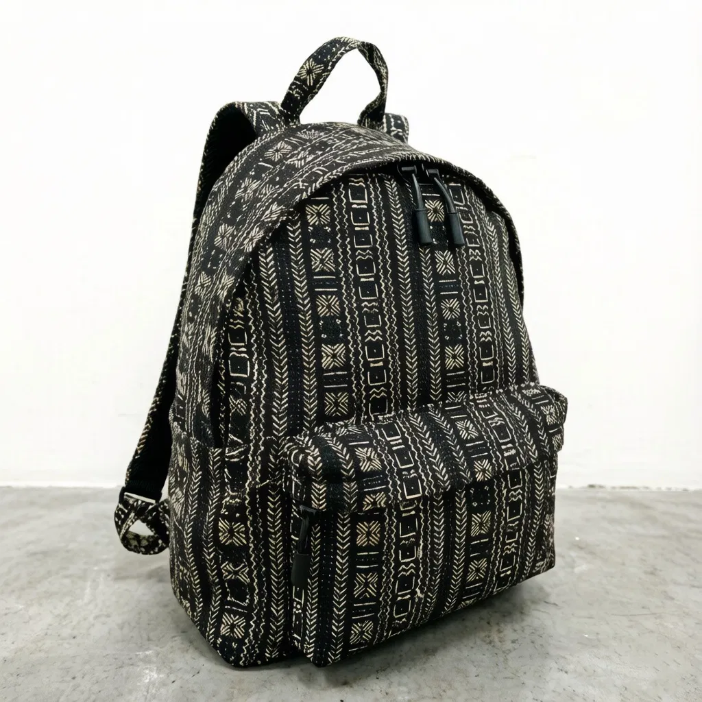 Mochila de lujo casual de tela de barro para viajes para mujeres y hombres al aire libre